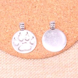 38pcs Charms bear paw 21mm Antique Making pendant fit,Vintage Tibetan Silver,DIY Handmade Jewellery