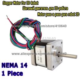 3d Printer Stepper Motor 14hs13-0804s L34mm Nema 14 With 1.8 Deg 0.8 A 18 N.cm With 4 Lead Wires Equal To 14hy3402 And 35hs3408