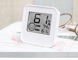 Digital Thermometer Hygrometer LCD Display Indoor temperature Sensor & humidity Meter Moisture Meter White DC205 in retail box SN459