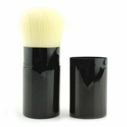 RETRACTABLE Kabuki Brush Face Makeup Brushes Protable Beauty Fundation Highlight Blush Eyeshadow Cosmetics Brushes Makeup Tools HHA20