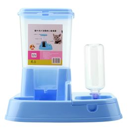 Automatic Pet Feeder Detachable Food Dispenser Water Bottle Cats Dogs Feeding Tool Pet Products Cats Dog Supplies