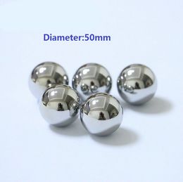 2pcs/lot Dia 50mm stainless steel ball Diameter 50mm steel ball bearing ball