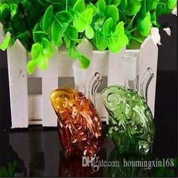 Mini frog hookah Wholesale Glass bongs Oil Burner Glass Water Pipes Oil Rigs Smoking, Oil.