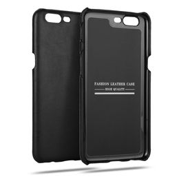 Vintage Style Cow Leather Hard Back Case for OnePlus 5