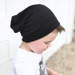 Autumn Winter Baby Kids Cotton Hats Baby Cotton Beanies Boys Girls Babies Kids Hip Pop Caps Headwear Children Hats 15157
