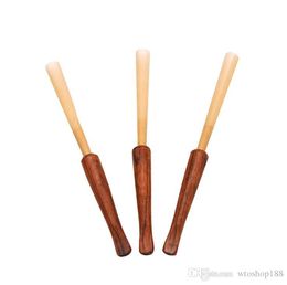 Handmade portable wood cigarette holder red sandalwood pipe solid wood