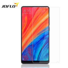 JOFLO 2Pcs 9H Hardness Tempered Glass Screen Protector for Xiaomi Mi Mix 2S