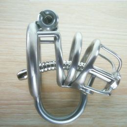 Chastity Devices Male Lock PA Chasity Cages Penis Plug Steel BDSM Bondage Gear Cock Stainless Man Cbt Latest Design