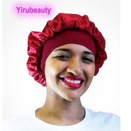 Ladies Chemo Cap Hair Care Hair Protection Sleeping Bonnets 8pieces/lot New Wide Edge High Elastic Headband Night Cap