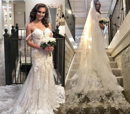 Cheap Spaghetti Straps Boho Wedding Dress Dubai A Line Appliques Country Garden Church Formal Bride Bridal Gown Custom Made Plus Size