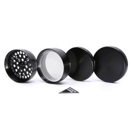 high quality CNC space case 4 layer 63mm pipe tobacco smoke cigarette smoke detector grinder smoke cigarette machine Grinder