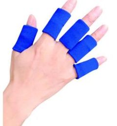 top men women nylon health care fingerguard basketball fingerguard a set of 10 sports protectors sports safety exercise breathable wear