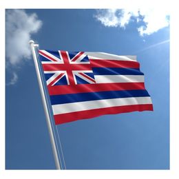 Hawaiian Flag 3x5 ft Cheap Price Hawaii Flag Banner 5x3 Flying Hanging Polyester Print Custom Cheap Flags of Hawaii