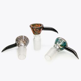 14mm Glass Bowl 18mm Male Joint Thick slides heady Smoking bowls herb For Bong Dab Rig