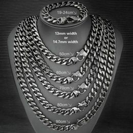 Freemasonry Masonic Mason Chain cool mens All polished 316L Stainless Steel Vacuum coating black Necklace or Bracelet N377 B210