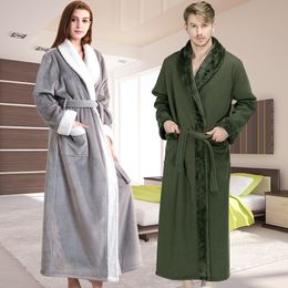long fleece dressing gown