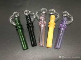 Labs glass smoking tobacco pipe cheap hand oil wax pipes CONCENTRATE TASTERS Glass hand pipe for smoking