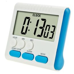 Digital Kitchen Timer Count Down Up LED Display Baking Timers Mini Cooking Learning Electronic Reminder Without Battery 4 Color WCY BH2158