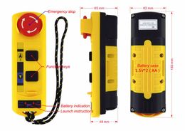 Freeshipping AC 220V Industrial remote controller switches Hoist Crane Control Lift Crane 1 transmitter + 1 receiver