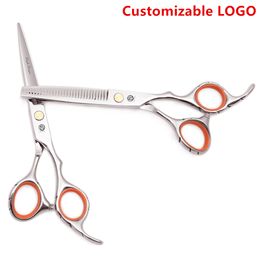 Professional Grooming Scissors 5.5" 6.0" Stainless Straight Shears Thinning Shears Cat Dog Scissors Pet Scissors Promotion Z1009