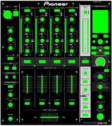 NEW DJM750 DJM-750 Mixing Table Panel DJ Film Protector Black PVC Material