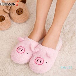 Hot style -Winter Women's Slipper Home Shoes For Women Chinelos Pantufas Adulto Fashion Lovely Bear Pig Indoor House Slippers With Fur