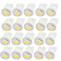 Lighting xenon indicator lamp instrument 1SMD LED BA9S T10 5050 White Long-lasting Dashboard Width Door Light for Auto