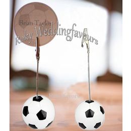 12PCS Sports Theme Football Place Card Holder Birthday Party Table Shower Anniversary Party Decors Name or Photo Clip