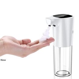 Automatic Sensor Liquid Soap Dispenser Electric Infrared Sensor Touchless Foam Soap Dispenser ABS Waterproof Home Bathroom HHA1403