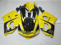 zxmotor high grade fairing kit for suzuki gsxr600 gsxr750 srad 19962000 black yellow gsxr 600 750 96 97 98 99 00 fairings nc34