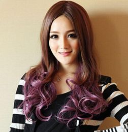 FREE SHIP PING+ + Women Fashion Style Sexy Long Curly Hair Girl Full Wigs