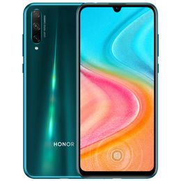 Original Huawei Honor 20 Lite 4G LTE Cell Phone 4GB RAM 64GB ROM Kirin 710F Octa Core Android 6.3" AMOLED Full Screen 48.0MP OTG OTA Fingerprint ID Face Smart Mobile Phone