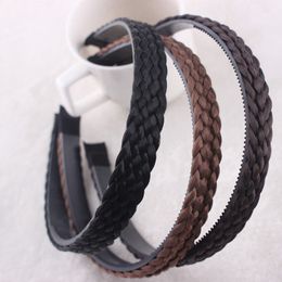 Headband For Women Girl Hair Bands Hairband Plaited Braided Hair Accessories Twisted Wig Braid Hairband 50pcs 0112