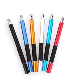 2 In 1 Capacitive Stylus Touch Screen Pen for iphone x xs max samsung S9 s10 Xiaomi Mi Pad 4 Tablet Fine Point Disc Tip Active Touchpen