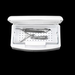 NA047 nail art Sterilizing Tray Disinfector box Sanitizer nail art tools Pro Sterilizer Tray for nail Implement Clean