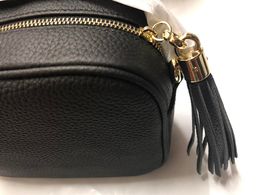 Designer-Handtaschen SOHO DISCO Tasche Echtes Leder Quaste Reißverschluss Umhängetaschen Damen Umhängetasche Designer-Handtasche Kommt mit Box