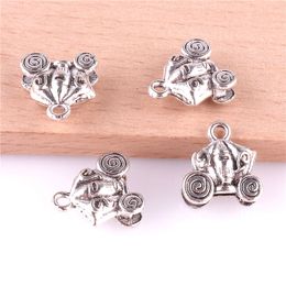 23346 33PCS Fashion Fairy Tale Pumpkin Carriage Pendant Charms Trendy Alloy Silver Charms Jewelry For DIY Making