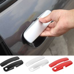 ABS Car Door Handle Decoration Cover For Dodge Challenger 12+ Interior Accessories