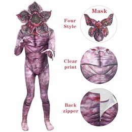 Costume da zombi del terrore Costumi di Halloween per bambini Piranha Horror Flower Mask Nightmare Before Christmas Cosplay Girls Boys Stage Performance