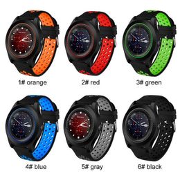 TF8 Smart Watch with Round Screen Camera Sports Strap Fitness Watch Support Memory Card SIM Card Bluetooth Phone Smartwatch