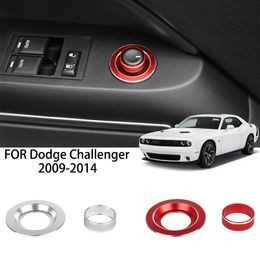 Car Mirror Adjustment Switch Trim Ring Decoration for Dodge Challenger 2009-2014 Factory Outlet Car Interior Accessories