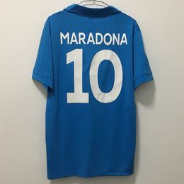 1986 1987 1988 NAPLES home Retro soccer jerseys MARADONA 10 classsic vintage uniform thailand shirt quality kits men Maillots de football jersey