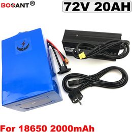72v rechargeable 18650 battery pack for Samsung LG Panasonic cell 72v 20ah electric bike lithium battery for 1500w 3000w Motor