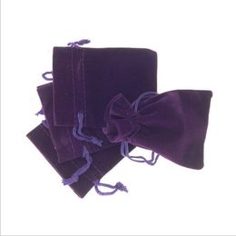 3 Sizes velvet jewelry pouch gift present package fit for necklace bracelet earring Christmas Bags