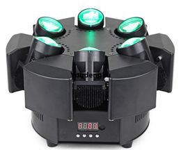 4pcs New style design 6 heads beam moving head lighting 6x10w rgbw led disco beam moving head lighting for party wedding