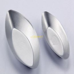 Mini Aluminium Alloy Boat Shape Cake Moulds Egg Tart Mould Jelly Pudding DIY Bakeware Baking Tool