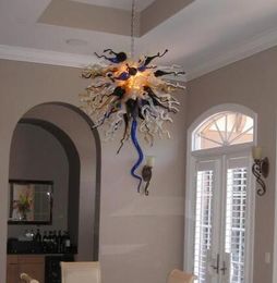 100% Mouth Blown CE UL Borosilicate Murano Glass Dale Chihuly Art Decorative Suspended Chandelier for Sale