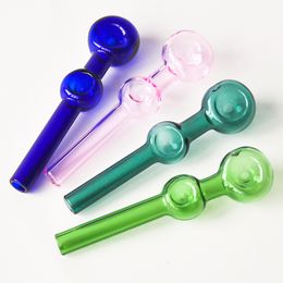 4.5inches Glass Pipe Smoke Pipe Smoking Accessories glass water bong water pipe dab rig oil burner