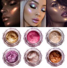 Pudaier 8 Colour Jelly Gel Jelly Highlights Powder Jelly Face High Light Liquid Body Highlight Cream Mermaid Eye Shadow