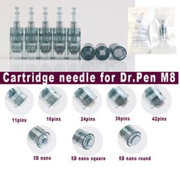 Dr. Pen M8 Needle Cartridges Electric Derma Stamp Bayonet Type 11 16 36 42 Tattoo Tips Micro Skin Needling Tip